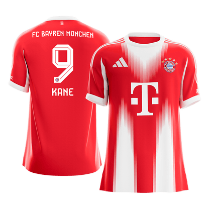 KANE #9 Munich Domicile Maillot 2025/26 Rouge - Super