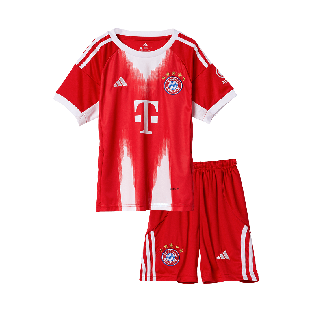 Munich Domicile Maillot Kit 2025/26 Enfant Rouge