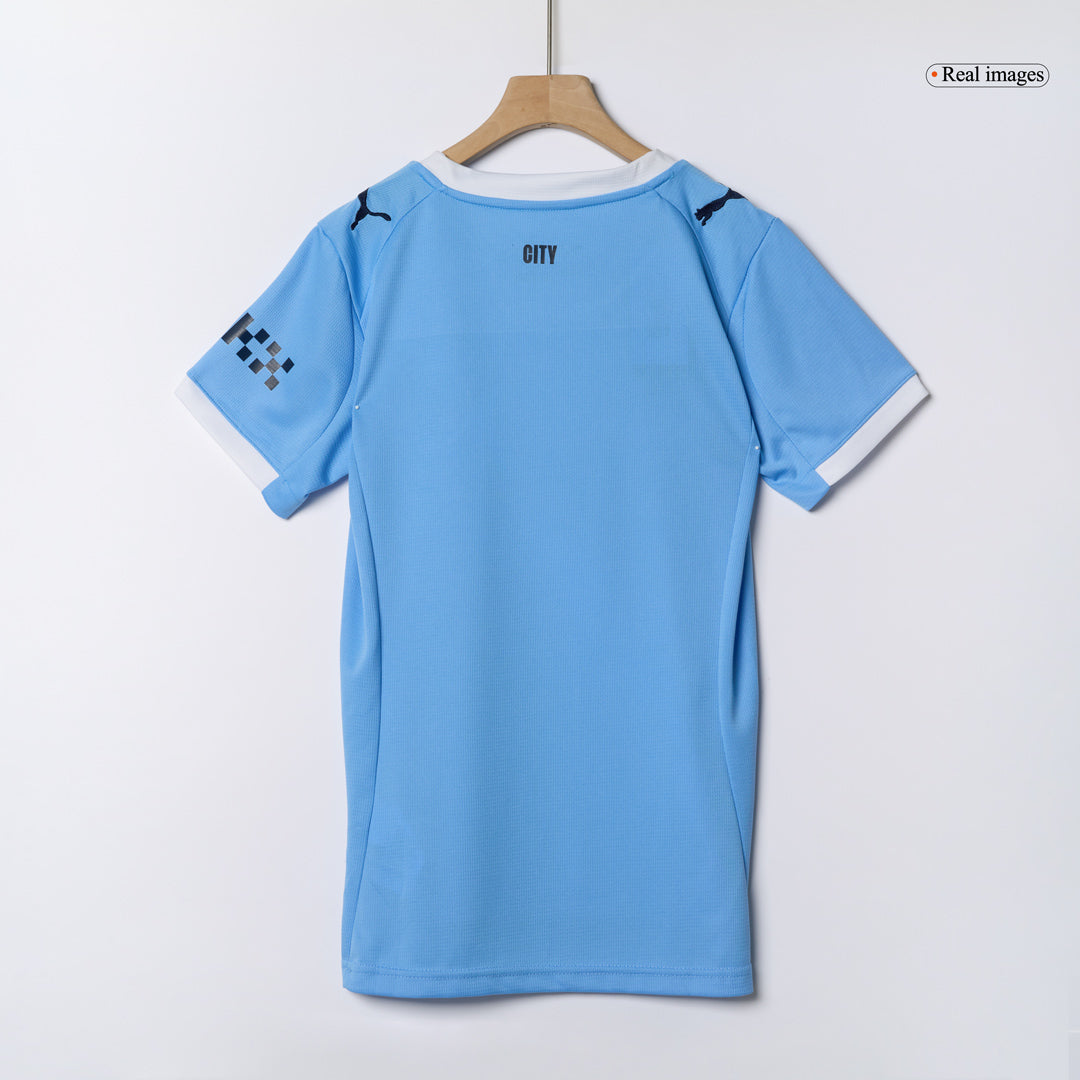 Dames Manchester City Thuisshirt 2025/26 Blauw