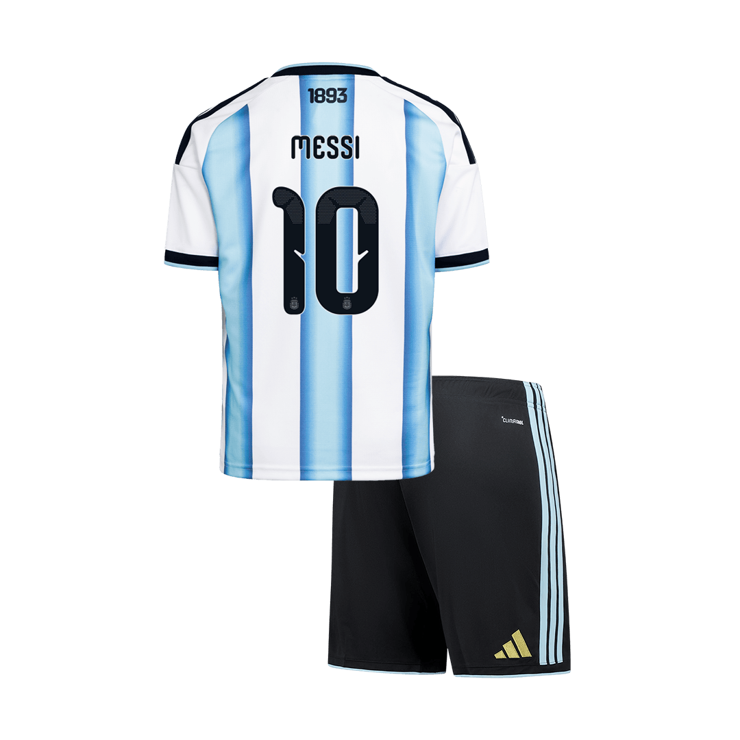 Kids MESSI #10 Argentine Domicile Maillot Kit - Coupe du Monde 2026 Blue&White - Super