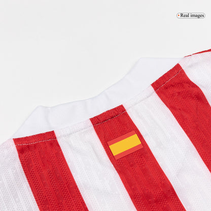 SØRLOTH #9 Atlético Thuisshirt 2025/26 Rood&Wit Speler