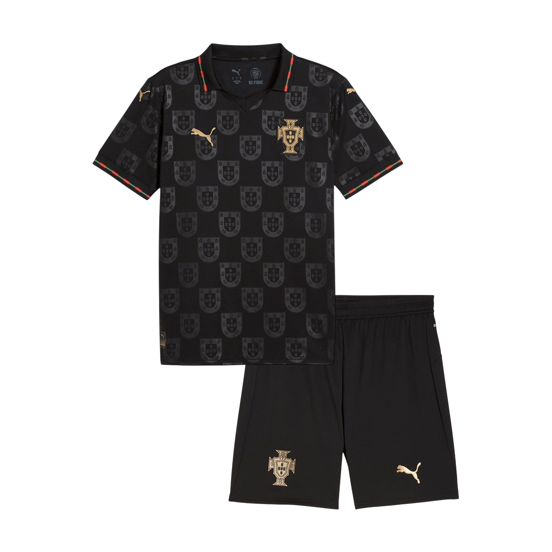 Portugal Maillot Kit - Coupe du Monde 2026 Noir