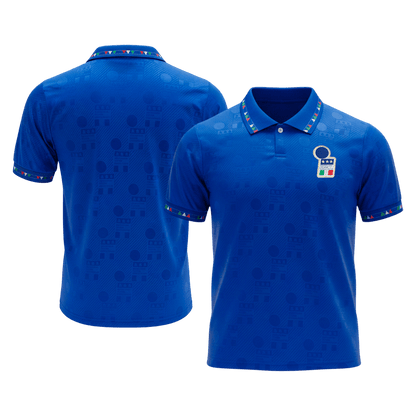 Retro Italie Domicile Maillot 1994 Bleu