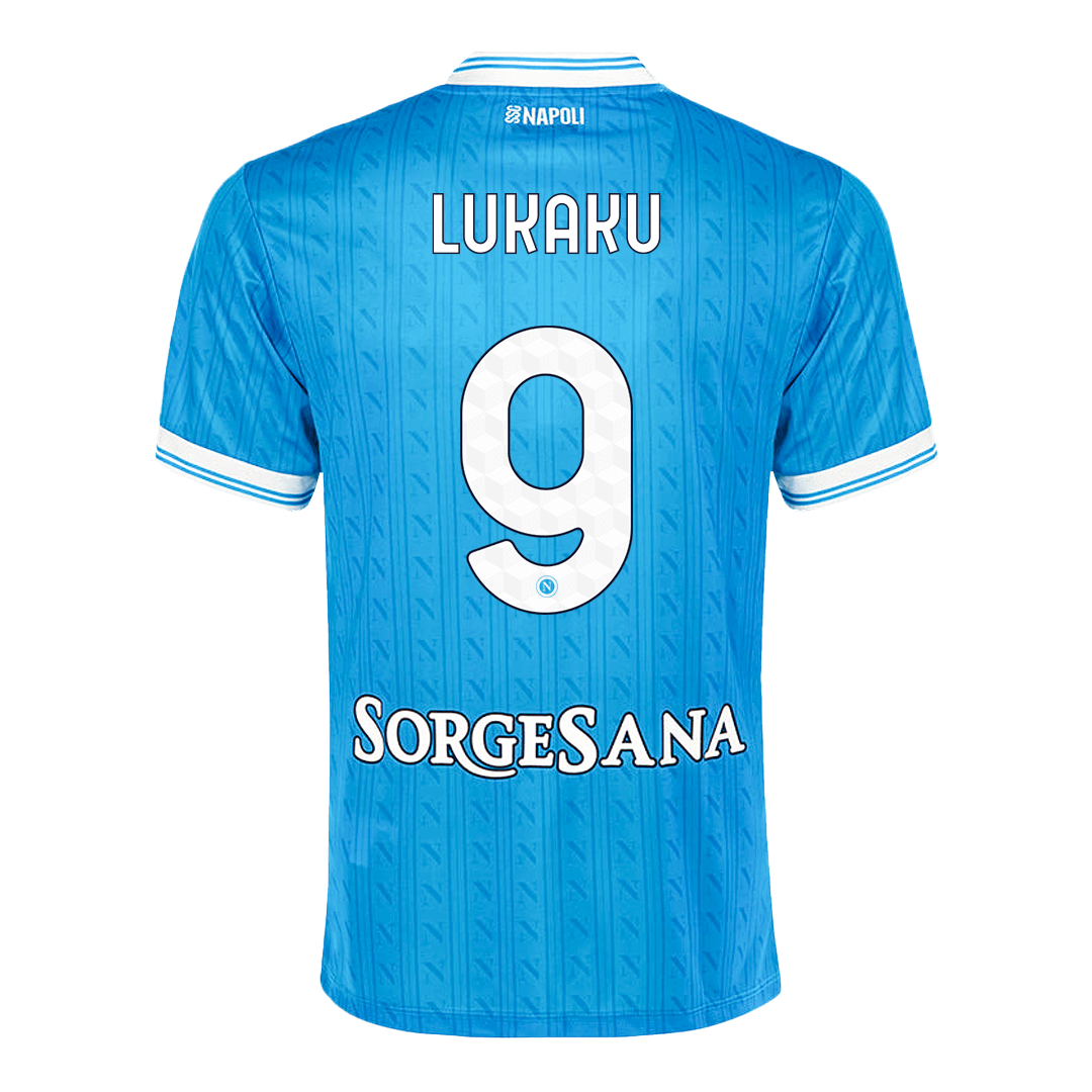 LUKAKU #9 Napoli Thuis Shirt 2025/26 Blauw