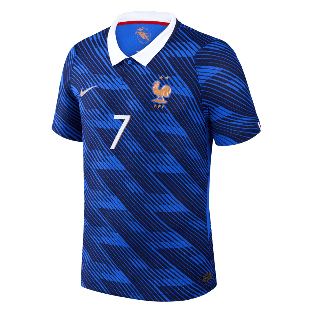 DEMBELE #7 Domicile Maillot - Coupe du Monde 2026 Bleu Joueur