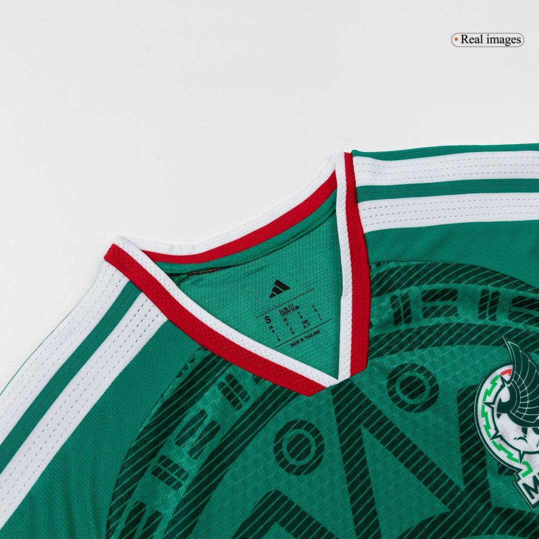 Raúl #9 Mexico Thuis Shirt - Wereldkampioenschap 2026 Groen Speler