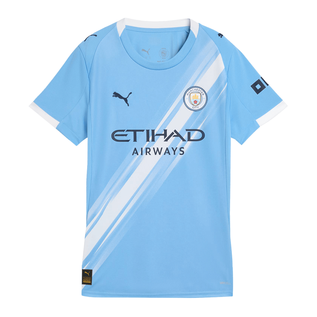 Dames Manchester City Thuisshirt 2025/26 Blauw