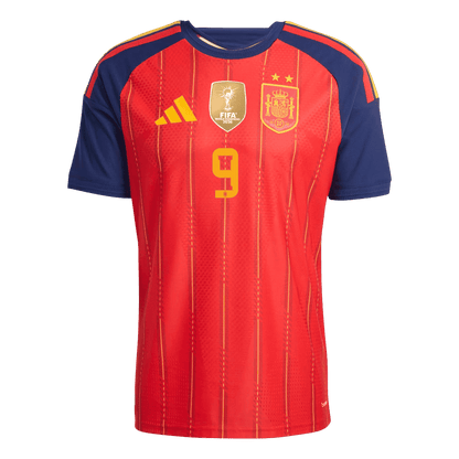 GAVI #9 Espagne Domicile Maillot - Coupe du Monde 2026 Rouge Joueur