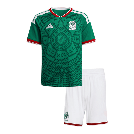 Mexique Domicile Maillot Kit 2025/26 Junior Vert