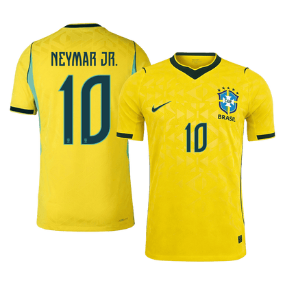 NEYMAR JR. #10 Brésil Domicile Maillot - Coupe du Monde 2026 Jaune Joueur