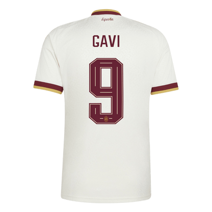 GAVI #9 Espagne Extérieur Maillot - Coupe du Monde 2026 Blanc