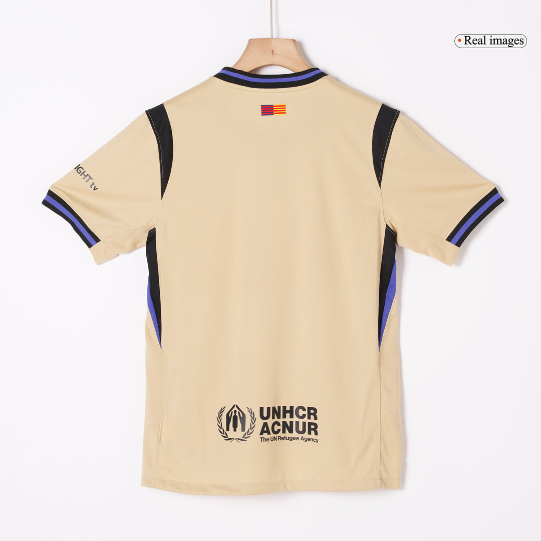KOUNDE #23 Barcelone Extérieur Maillot 2025/26 Jaune - UCL