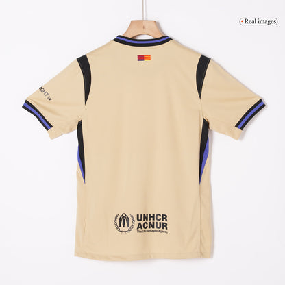 F.DE JONG #21 Barcelona Uit Thuisshirt 2025/26 Geel - UCL