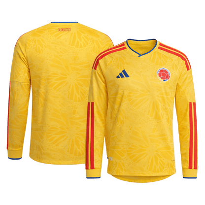 Colombia Thuisshirt Lange Mouwen - WK 2026 Geel Grote Maat