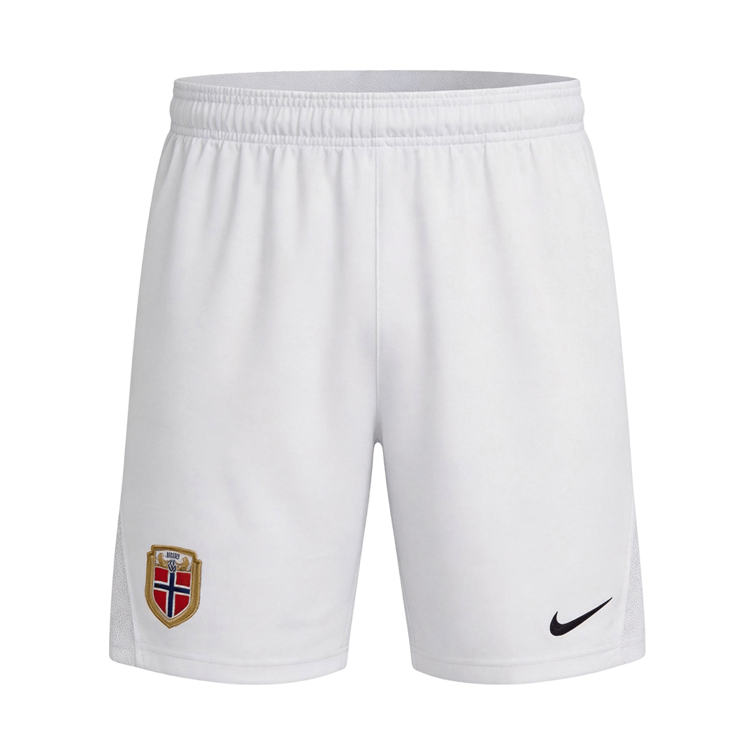 Norvège Domicile Short - Coupe du Monde 2026 Blanc