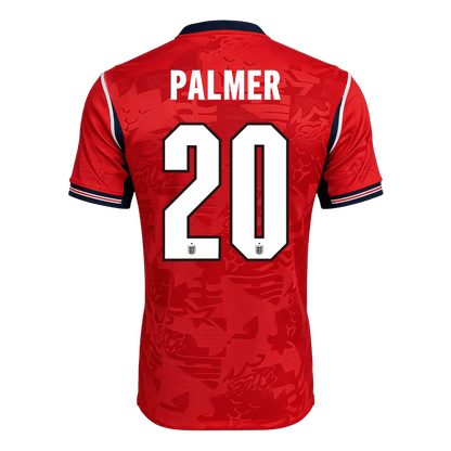 PALMER #20 Angleterre Extérieur Maillot - Coupe du Monde 2026 Rouge