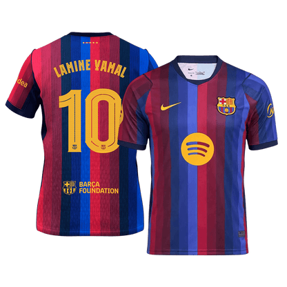 LAMINE YAMAL #10 Barcelone Domicile Maillot 2026/27 Blue&Garnet