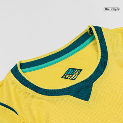 Femme Brésil Domicile Maillot - Coupe du Monde 2026 Jaune