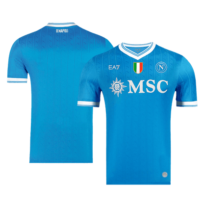 Naples Domicile Maillot 2025/26 Bleu Authentique