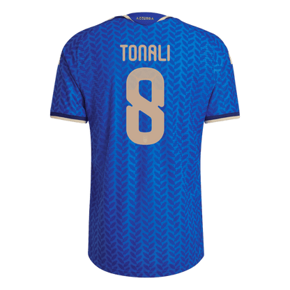 TONALI #8 Italie Domicile Maillot Coupe du Monde 2026 Bleu Joueur