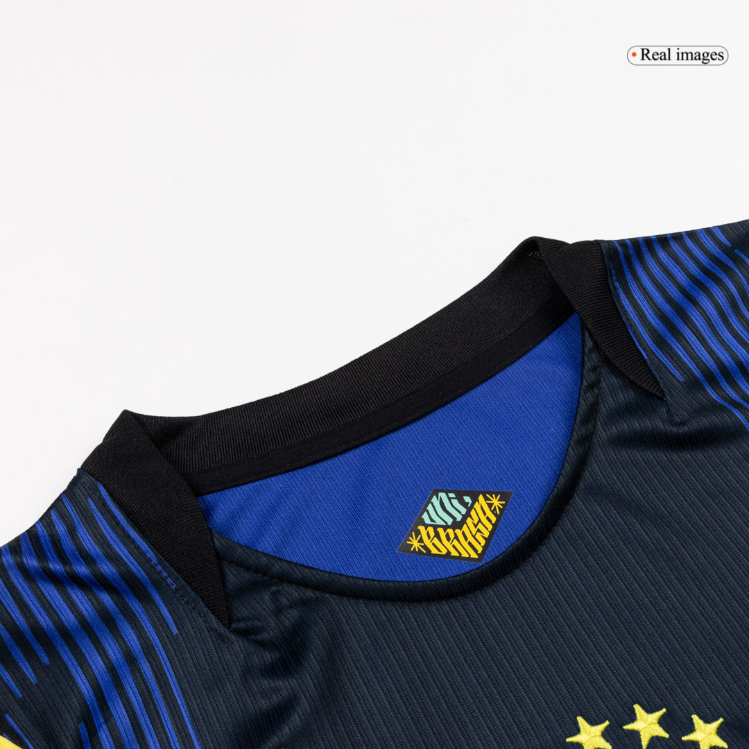 RAPHINHA #11 Brésil Extérieur Maillot - Coupe du Monde 2026 Bleu marine