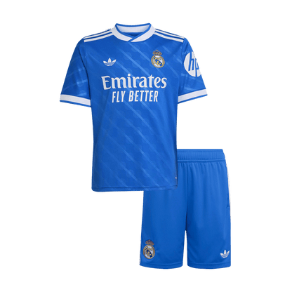 Real Madrid Third Maillot Kit 2025/26 Enfant Bleu
