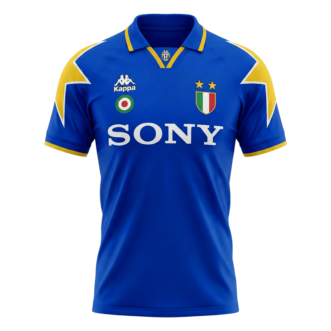Retro Juventus Uitshirt 1995/96 Blauw