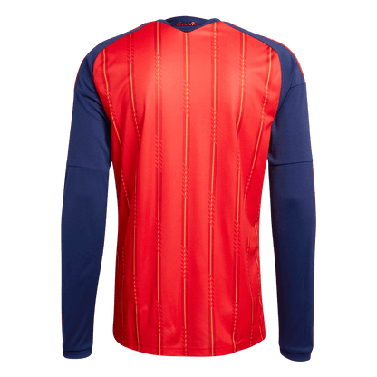 Espagne Domicile Maillot Manches Longues - Coupe du Monde 2026 Rouge