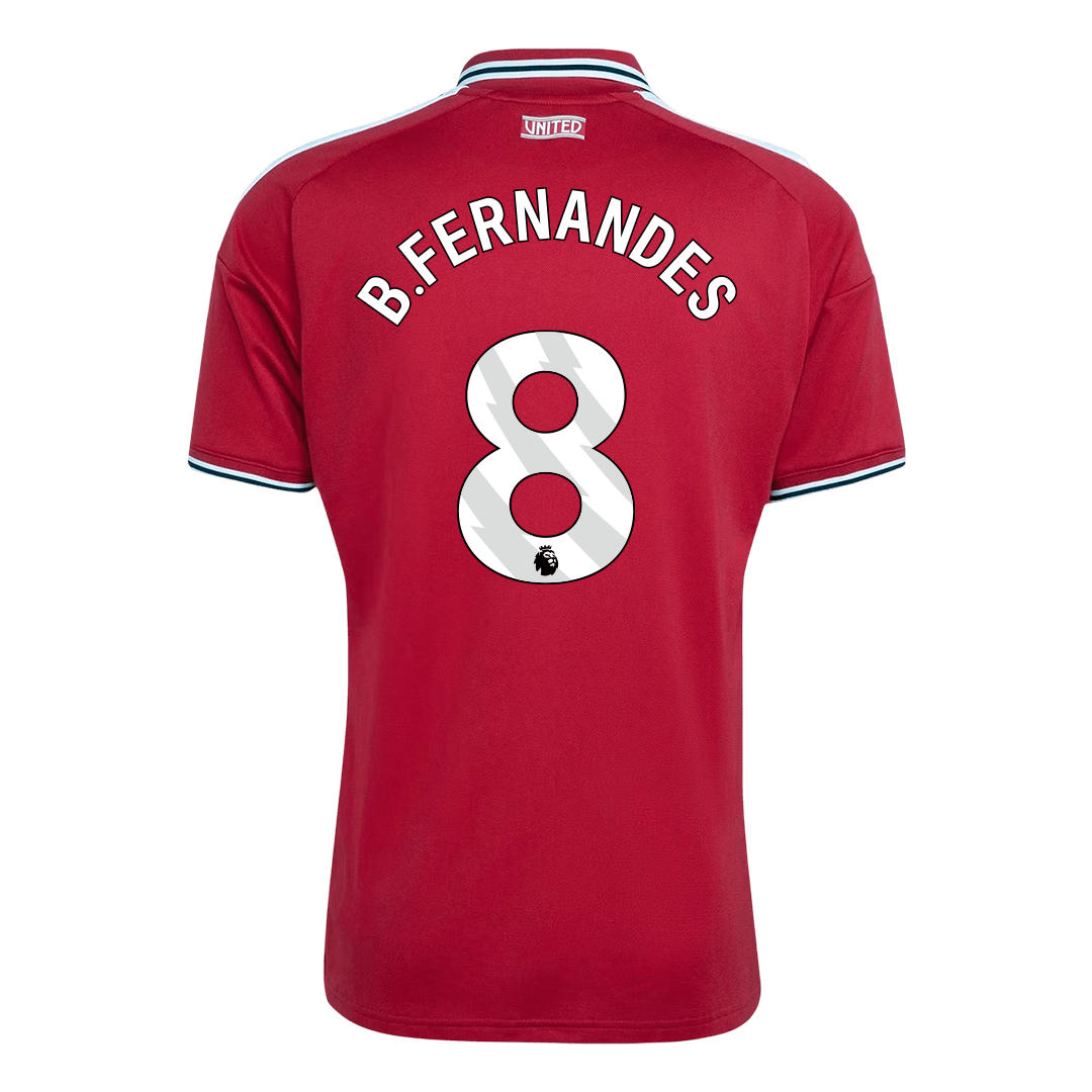 B.FERNANDES #8 Manchester United Domicile Maillot 2026/27 Rouge
