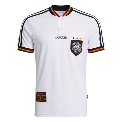 Retro Allemagne Domicile Maillot 1996 Blanc