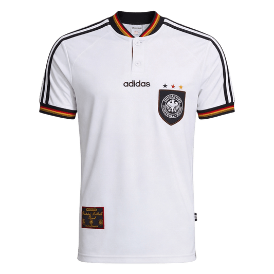 Retro Allemagne Domicile Maillot 1996 Blanc