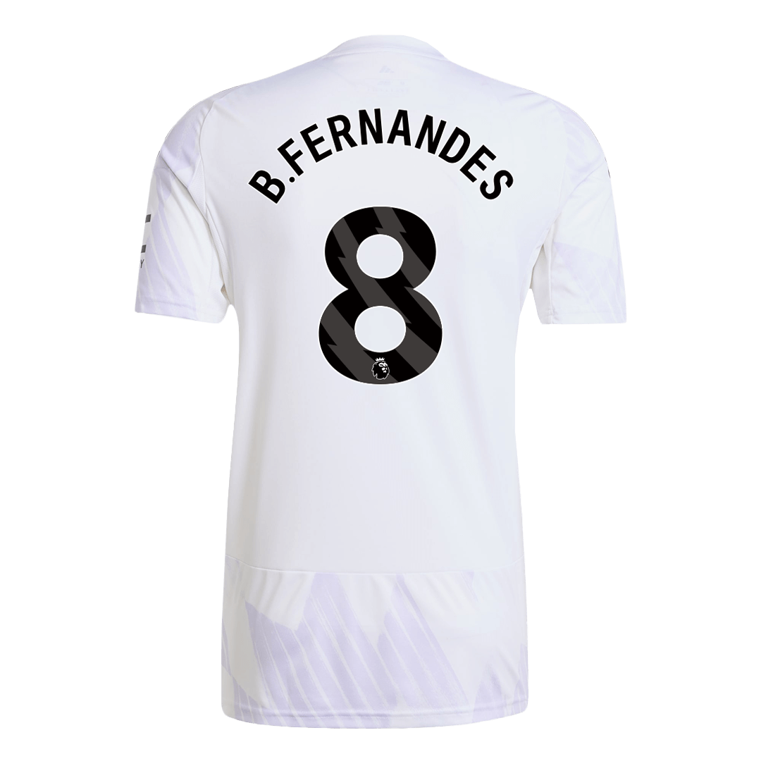 B.FERNANDES #8 Manchester United Extérieur Maillot 2025/26