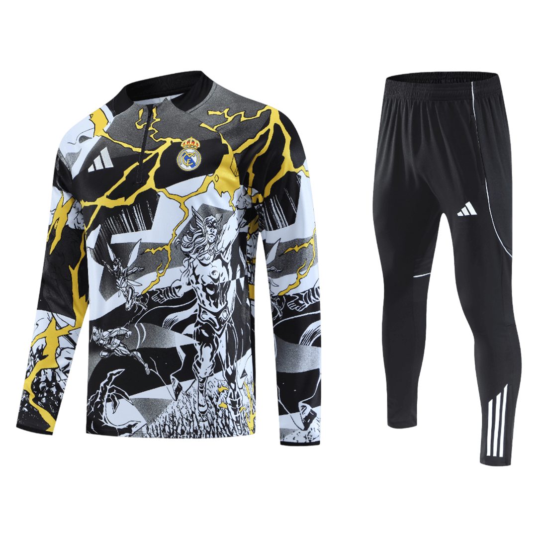 Real Madrid Sweatshirt Kit 2025/26 Enfant Noir