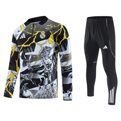 Real Madrid Sweatshirt Kit 2025/26 Enfant Noir