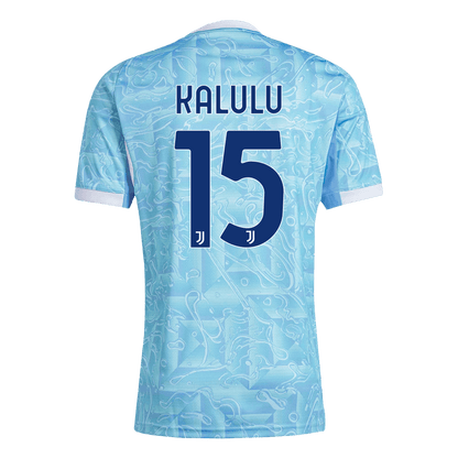 KALULU #15 Juventus Uitshirt 2025/26 Blauw