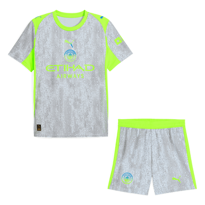 Manchester City Derde Thuisshirt 2025/26 Grijs