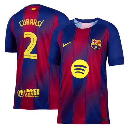 CUBARSÍ #2 Barcelone Domicile Maillot 2025/26 - UCL