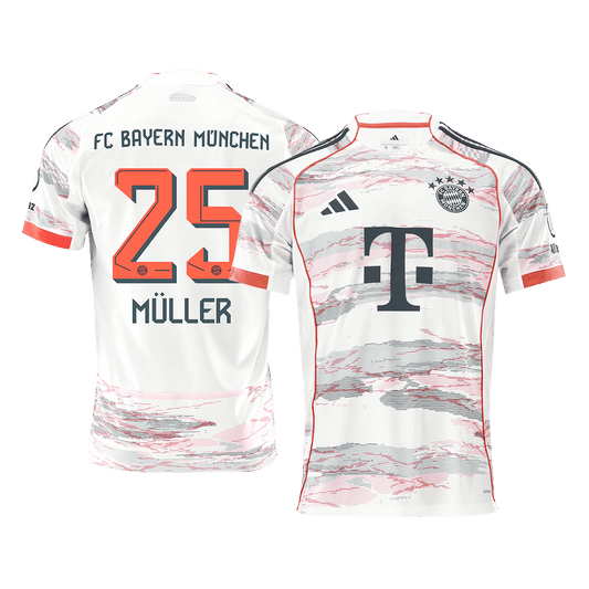 MÜLLER #25 Munich Extérieur Maillot 2025/26 Blanc