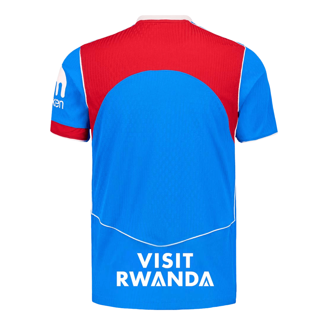 Atlético Derde Shirt 2025/26 Blauw Speler Plusmaten
