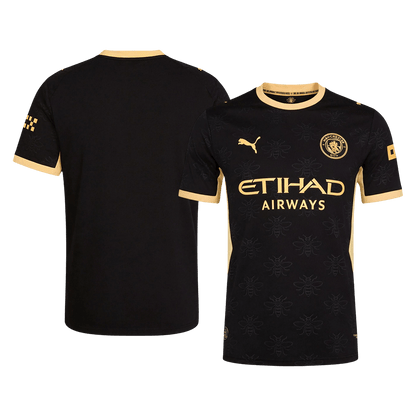 HAALAND #9 Manchester City Extérieur Maillot 2026/27 Noir Joueur - UCL