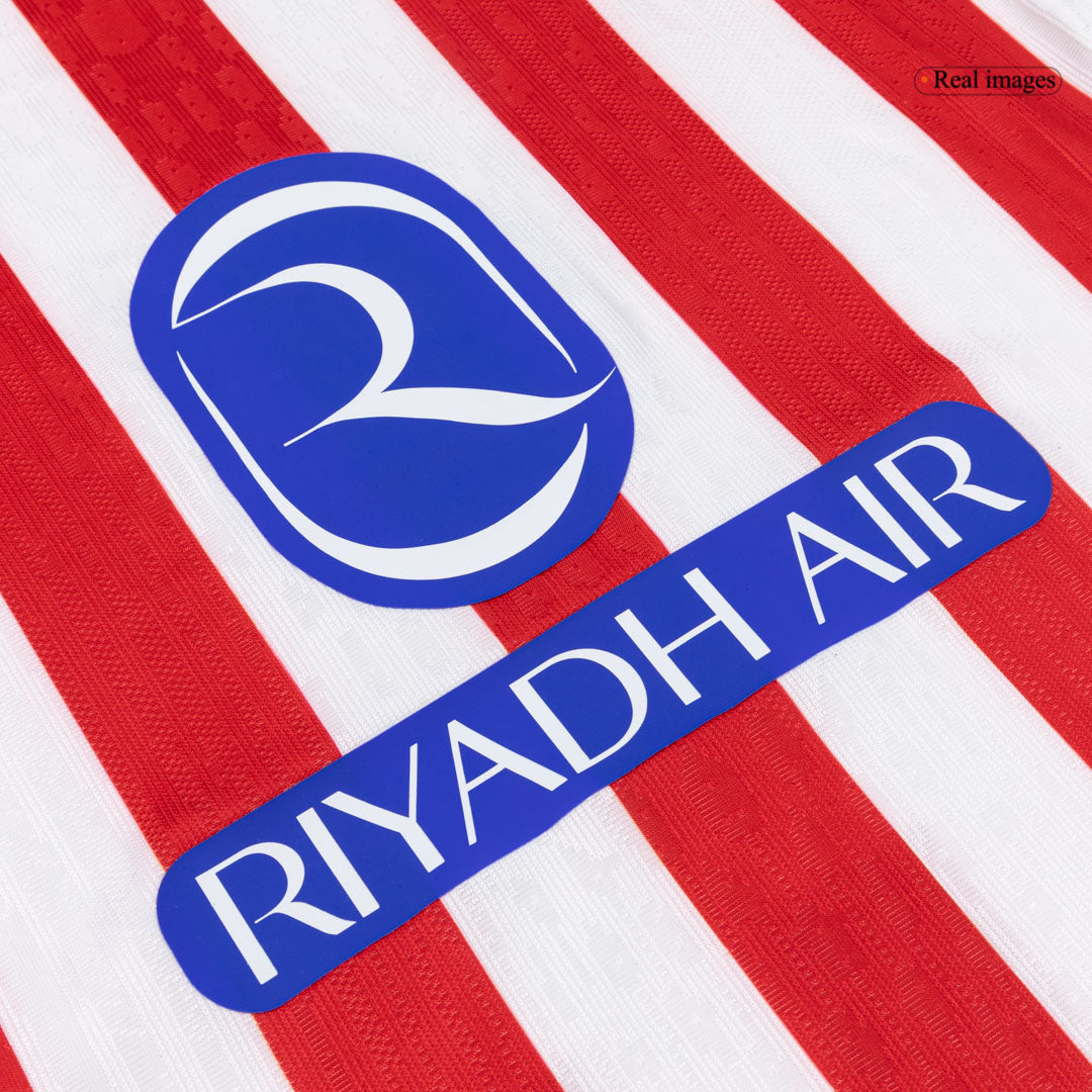 SØRLOTH #9 Atlético Thuisshirt 2025/26 Rood&Wit Speler