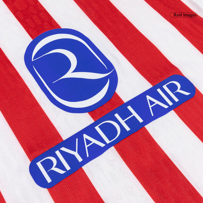 SØRLOTH #9 Atlético Thuisshirt 2025/26 Rood&Wit Speler