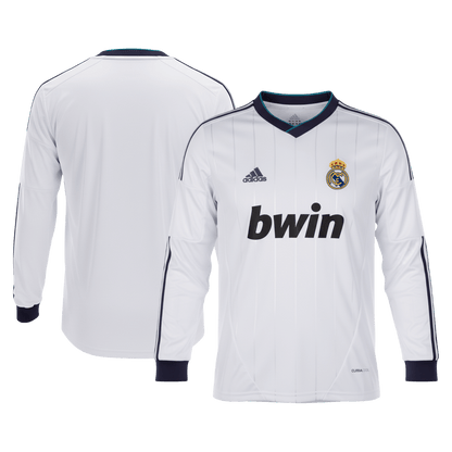 Retro Real Madrid Thuisshirt Lange Mouwen 2012/13 Wit