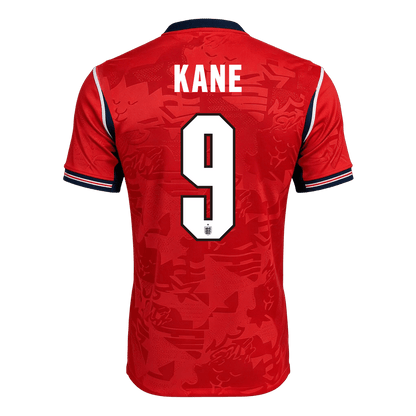 KANE #9 Angleterre Extérieur Maillot - Coupe du Monde 2026 Rouge