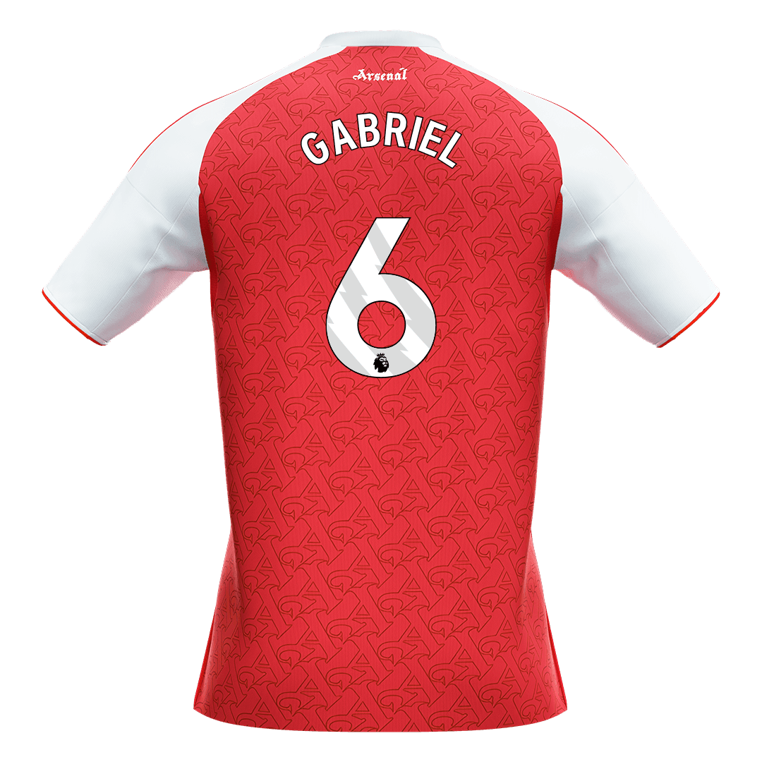 GABRIEL #6 Arsenal Domicile Maillot 2025/26 Rouge - Super