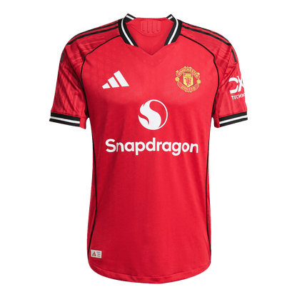 B.FERNANDES #8 Manchester United Domicile Maillot 2025/26 Authentique