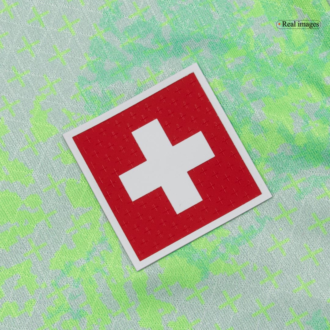 Suisse Extérieur Maillot - Coupe du Monde 2026 Vert Joueur