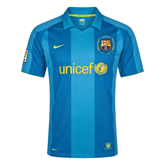Retro Barcelone Extérieur Maillot 2007/08 Bleu