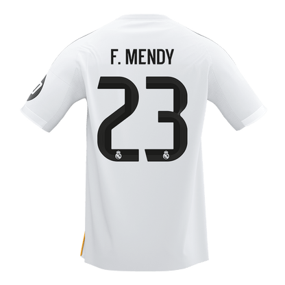 F.MENDY #23 Real Madrid Domicile Maillot 2025/26 Blanc - Super