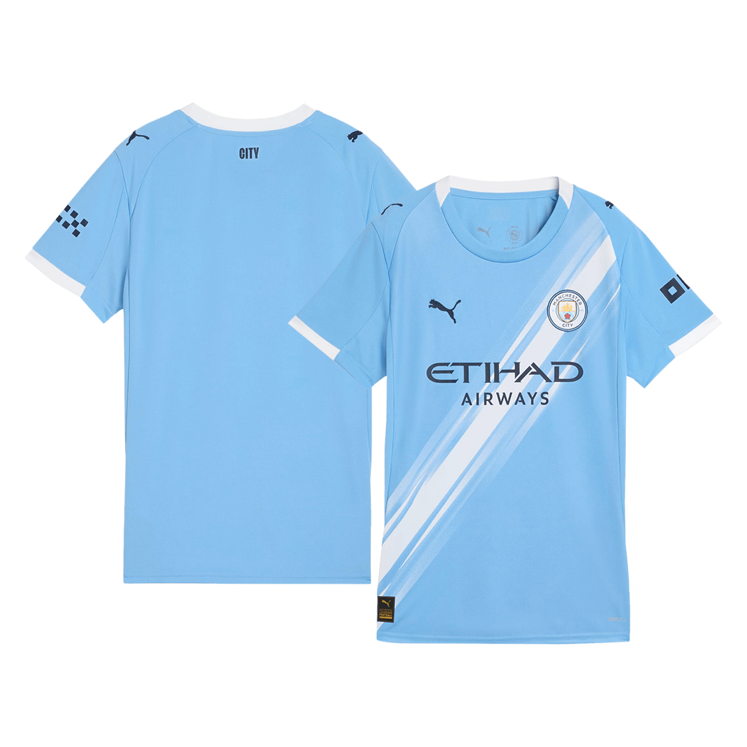 Dames Manchester City Thuisshirt 2025/26 Blauw